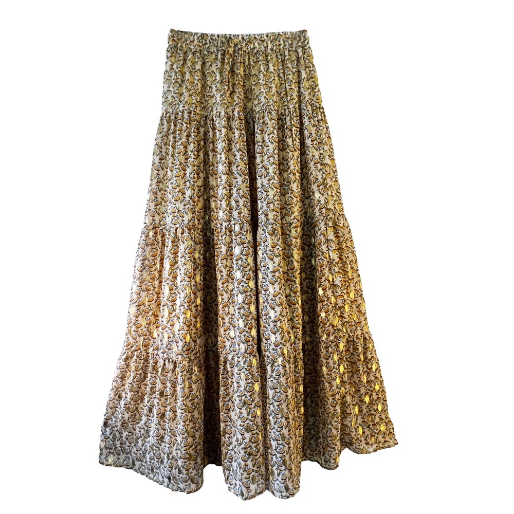 bishop + young Afterglow Tiered Maxi Skirt XS